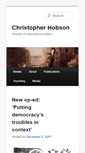 Mobile Screenshot of christopherhobson.net