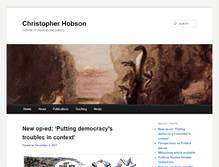 Tablet Screenshot of christopherhobson.net